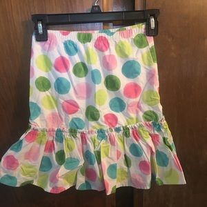 Gymboree polka dot skirt